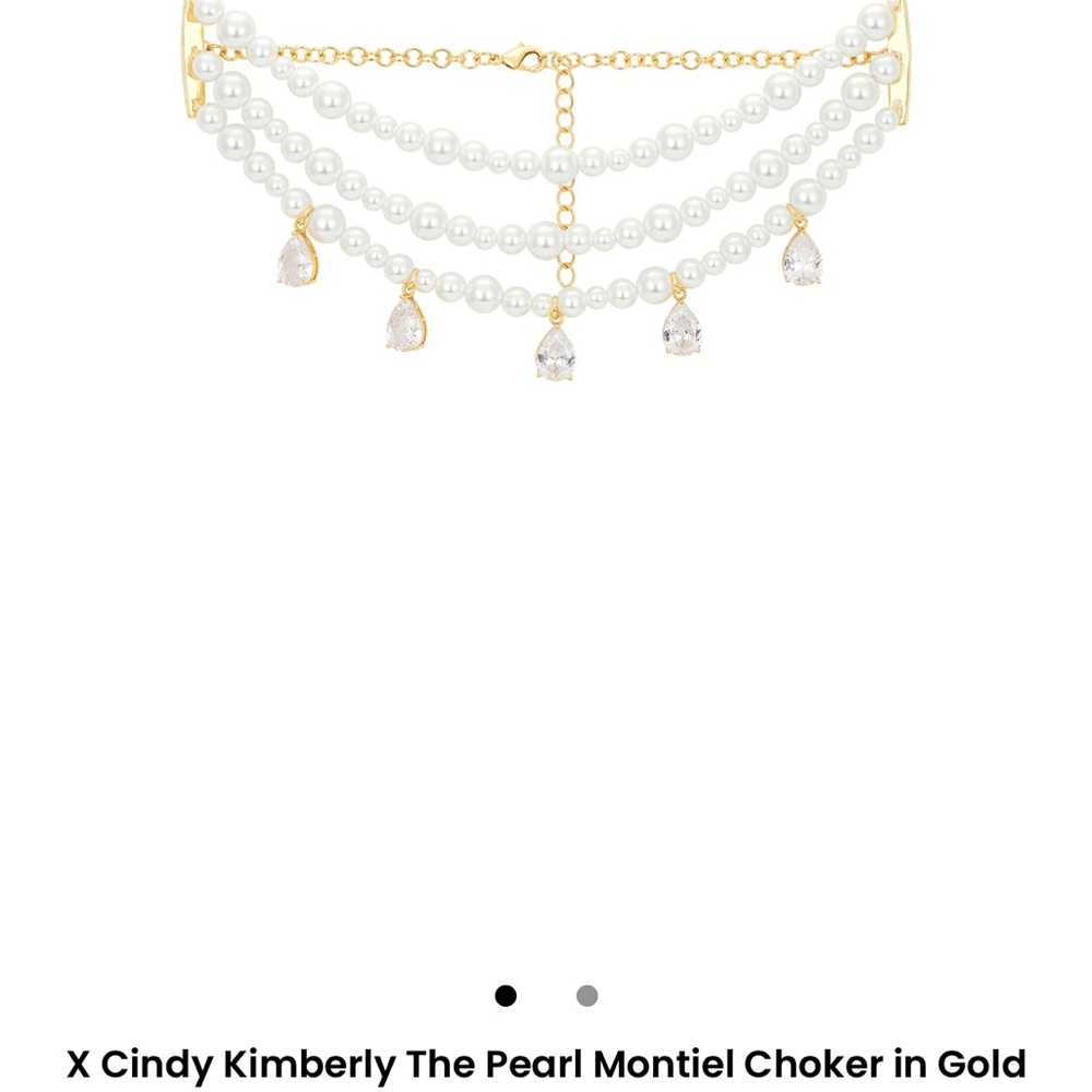 Pearl Montiel Choker in Gold